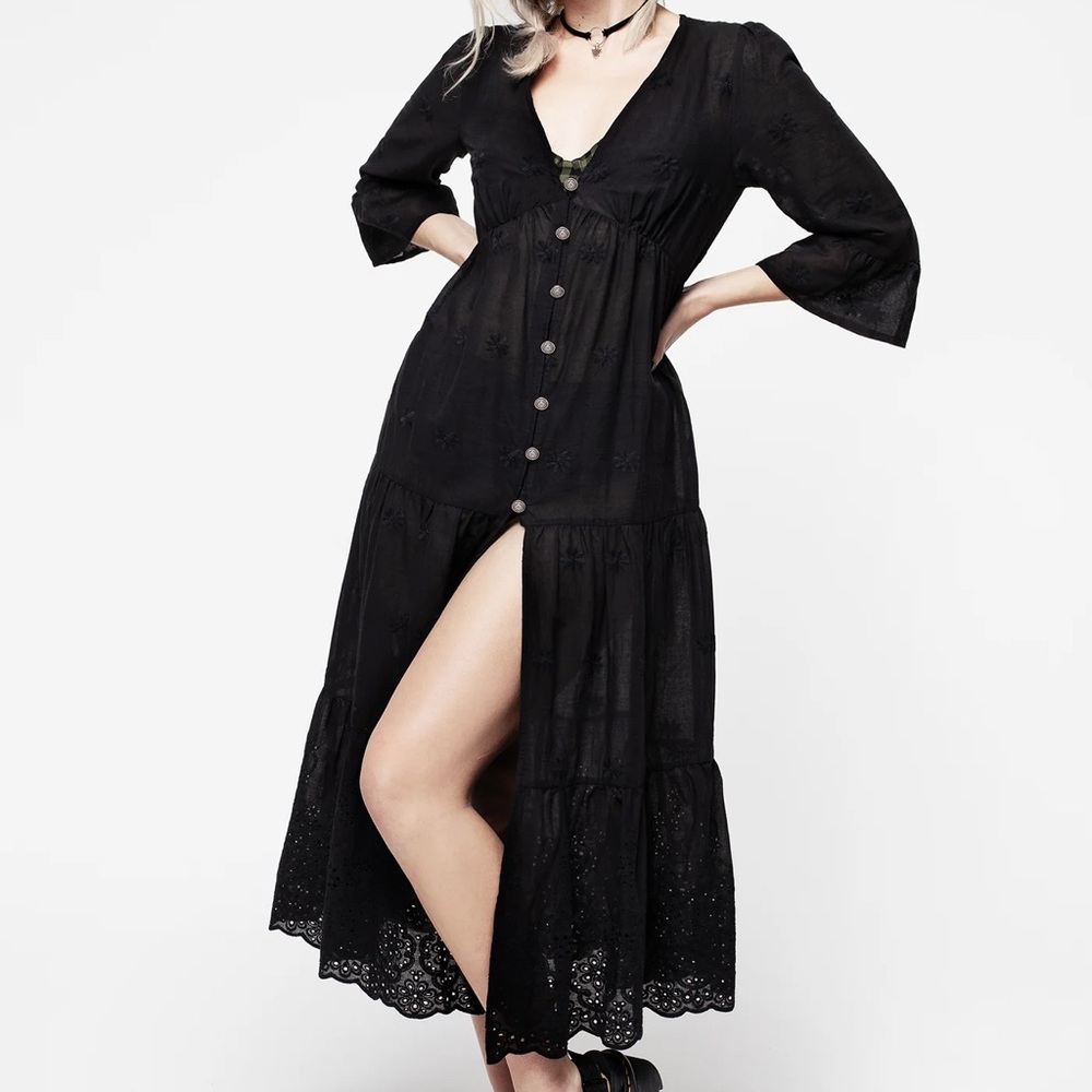 Disturbia Black Long Sleeve Dress